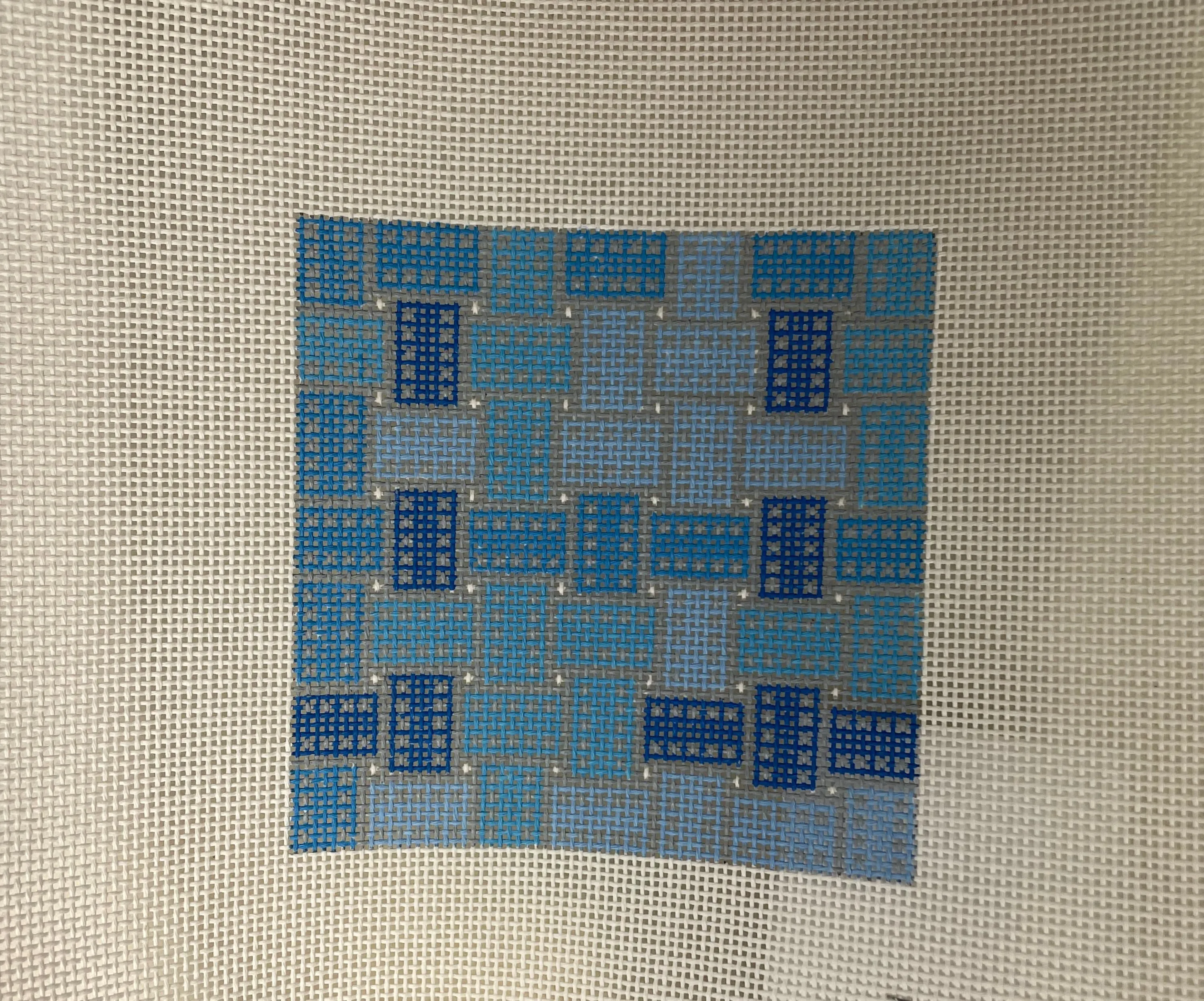 * Anne Fisher Needlepoint AF164D 5x5 insert- Denim