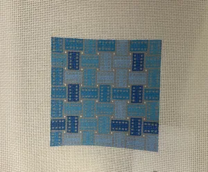 * Anne Fisher Needlepoint AF164D 5x5 insert- Denim
