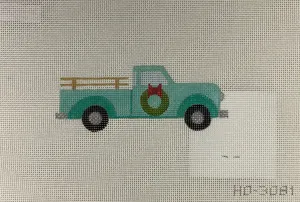 * Raymond Crawford HO3081 Teal Truck Ornament