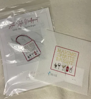 * Stitch Style SS115 Making Spirits Bright- Stitch Guide by Jinny McAuliffe
