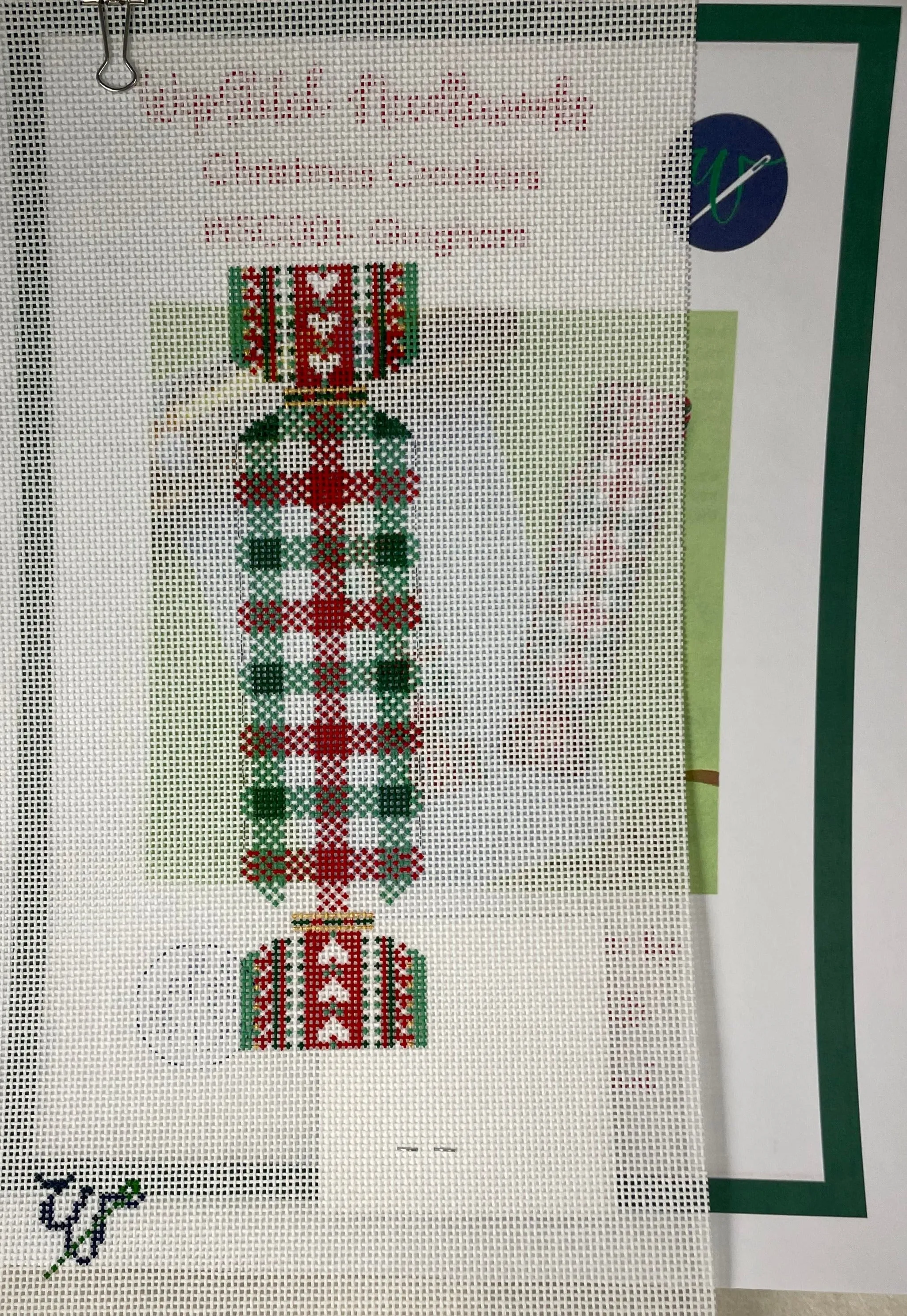 * Wipstitch Needleworks 001 Gingham Cracker (with Stitch Guide)