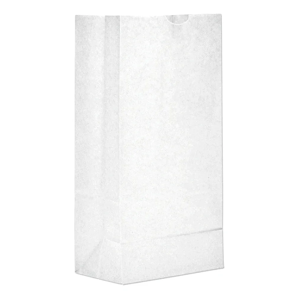 #10 White Paper Bag - 10 Pound - (500 - 10,000 Count)