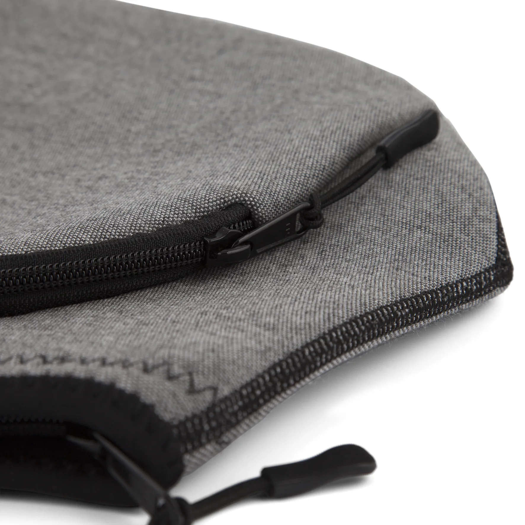 13.5" Cotton Lunch Bag Darkgray/Black