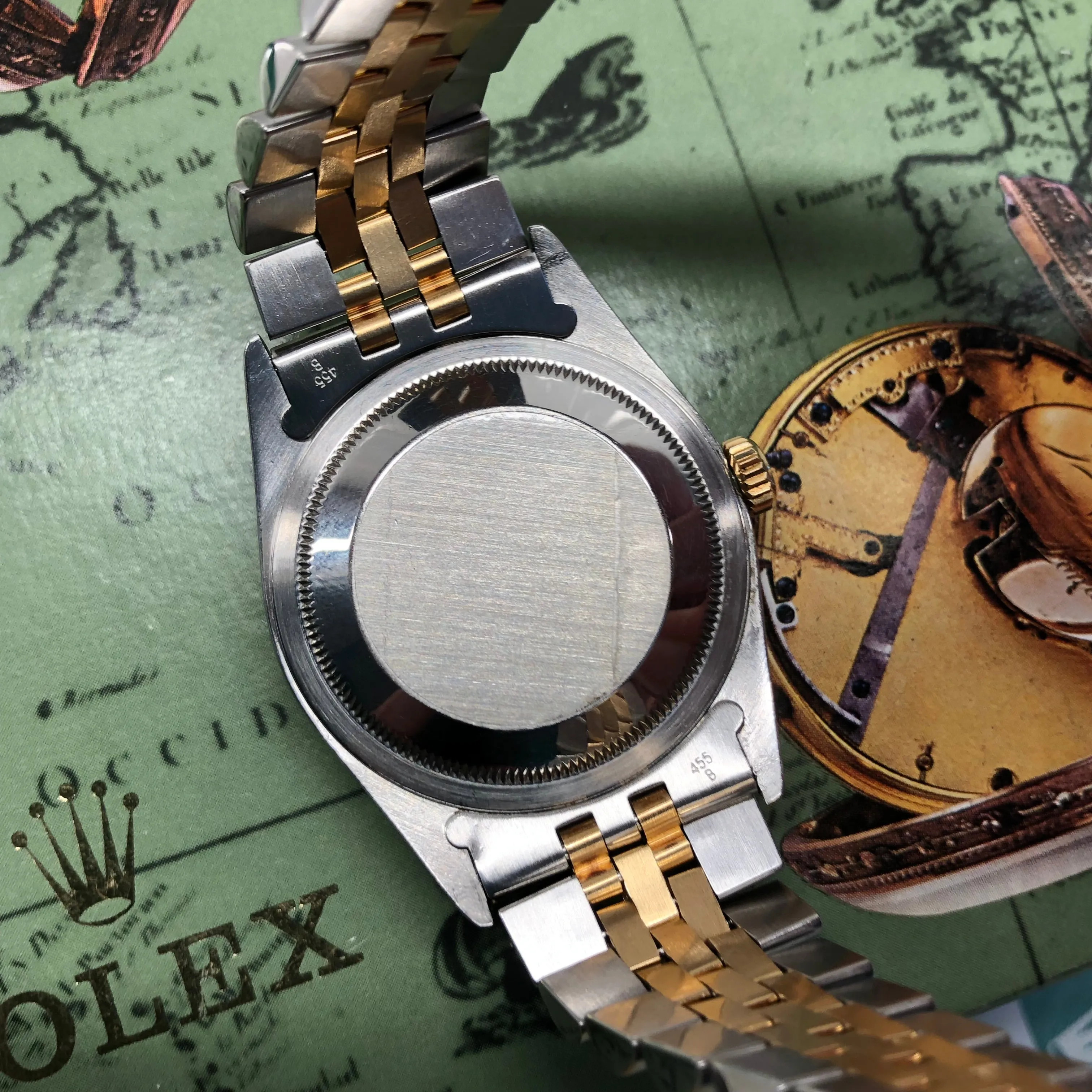 1991 Rolex Datejust 16233 Two Tone Jubilee Silver Automatic Wristwatch Box Papers