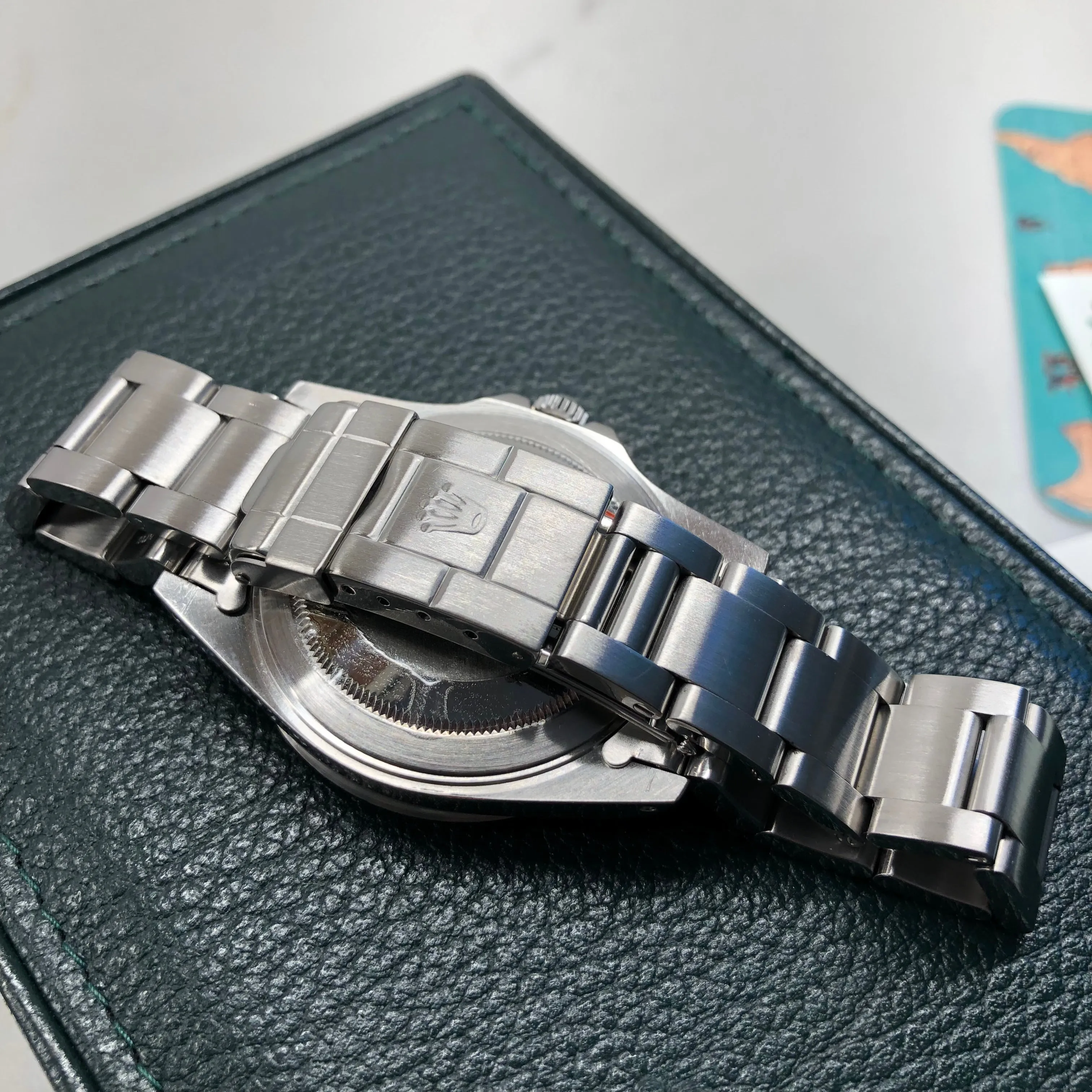 1999 Rolex Explorer II 16570 Black Dial Steel Oyster Wristwatch Box Papers
