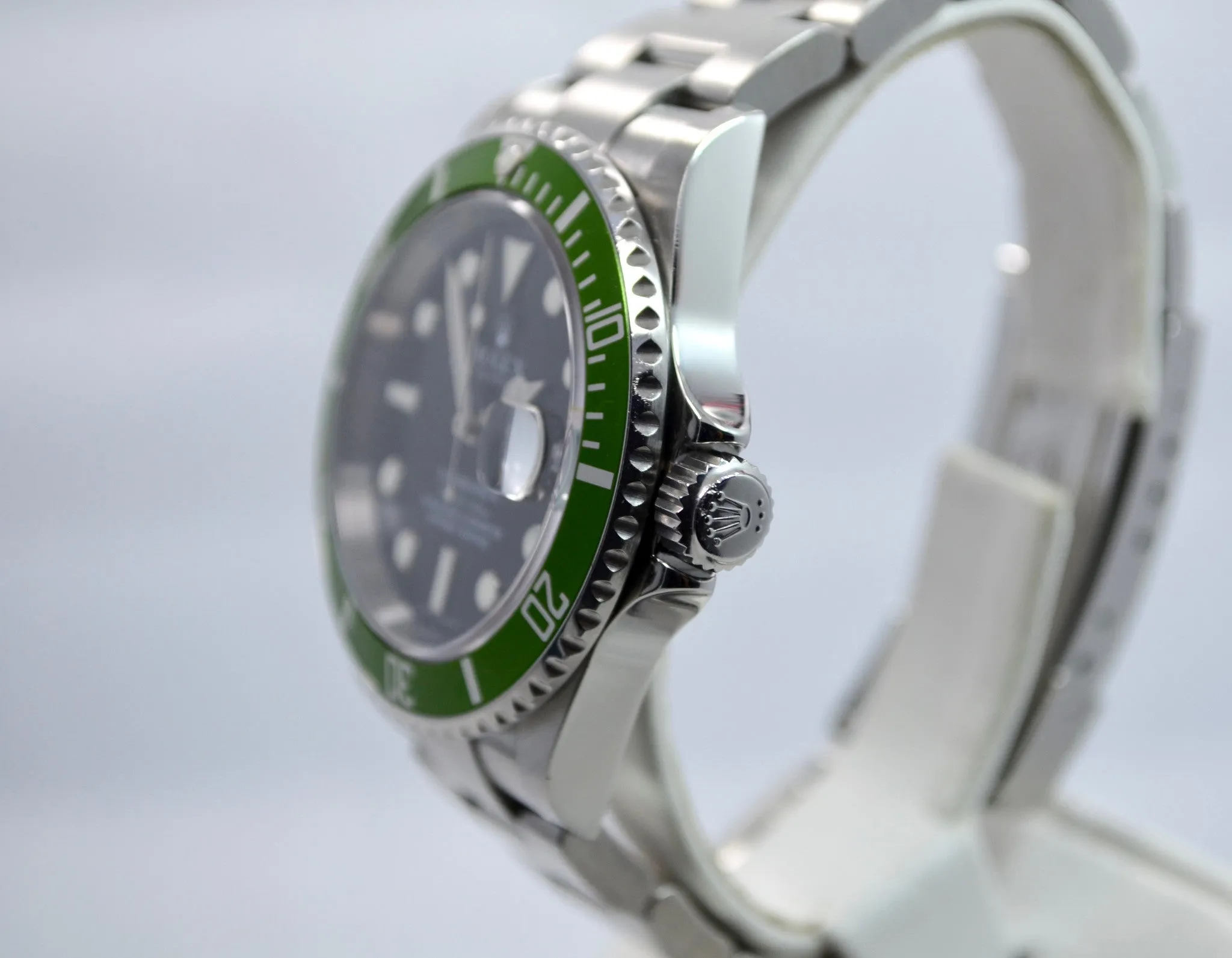 2007 Rolex Submariner 16610LV 50th Anniversary Green "Z" Serial Steel Watch