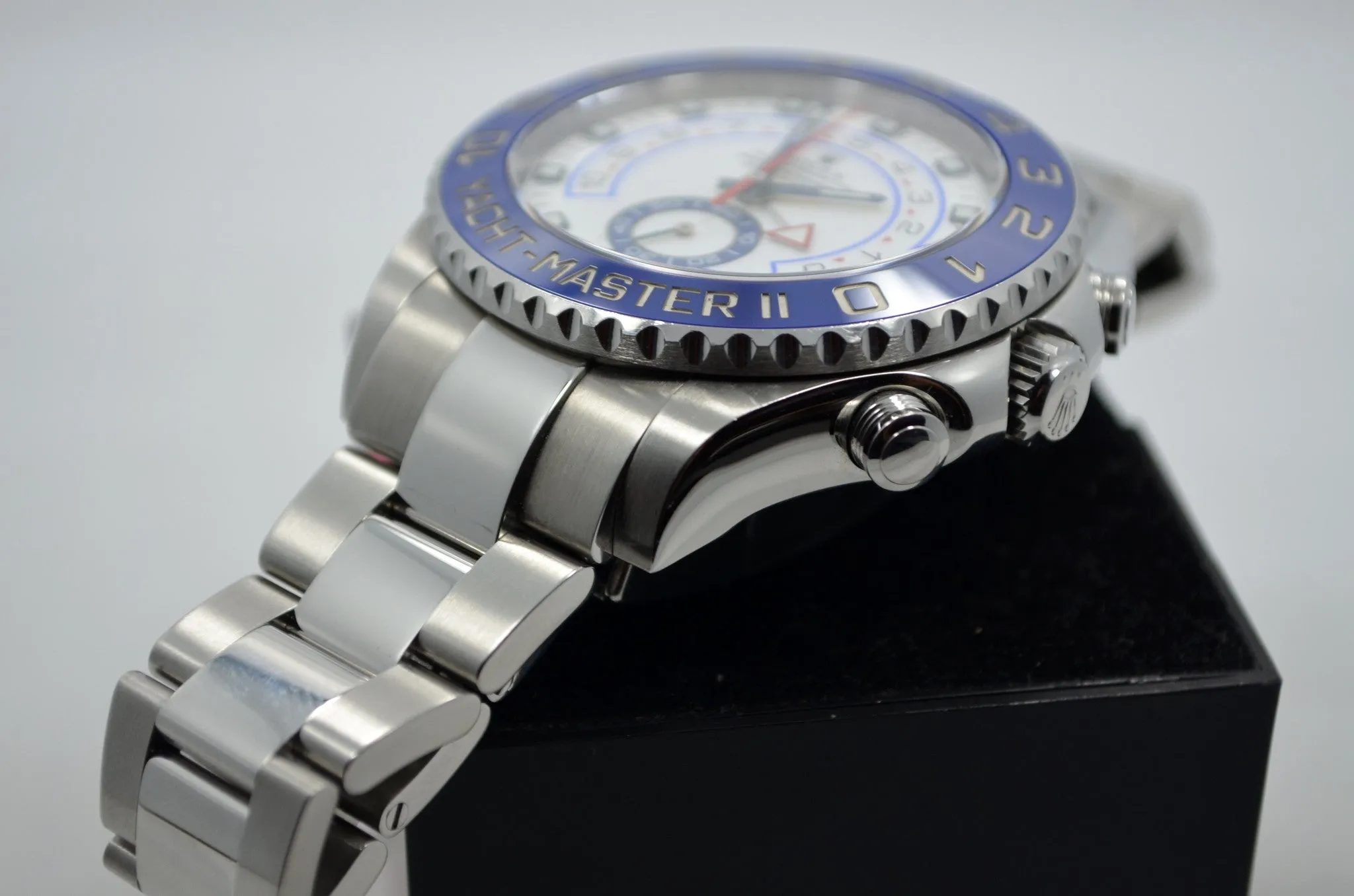 2013 Rolex Yachtmaster II 116680 Stainless Steel Automatic Ceramic Wristwatch