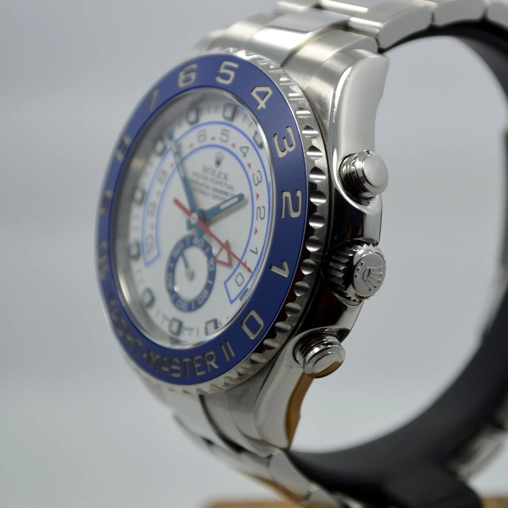 2013 Rolex Yachtmaster II 116680 Stainless Steel Automatic Ceramic Wristwatch