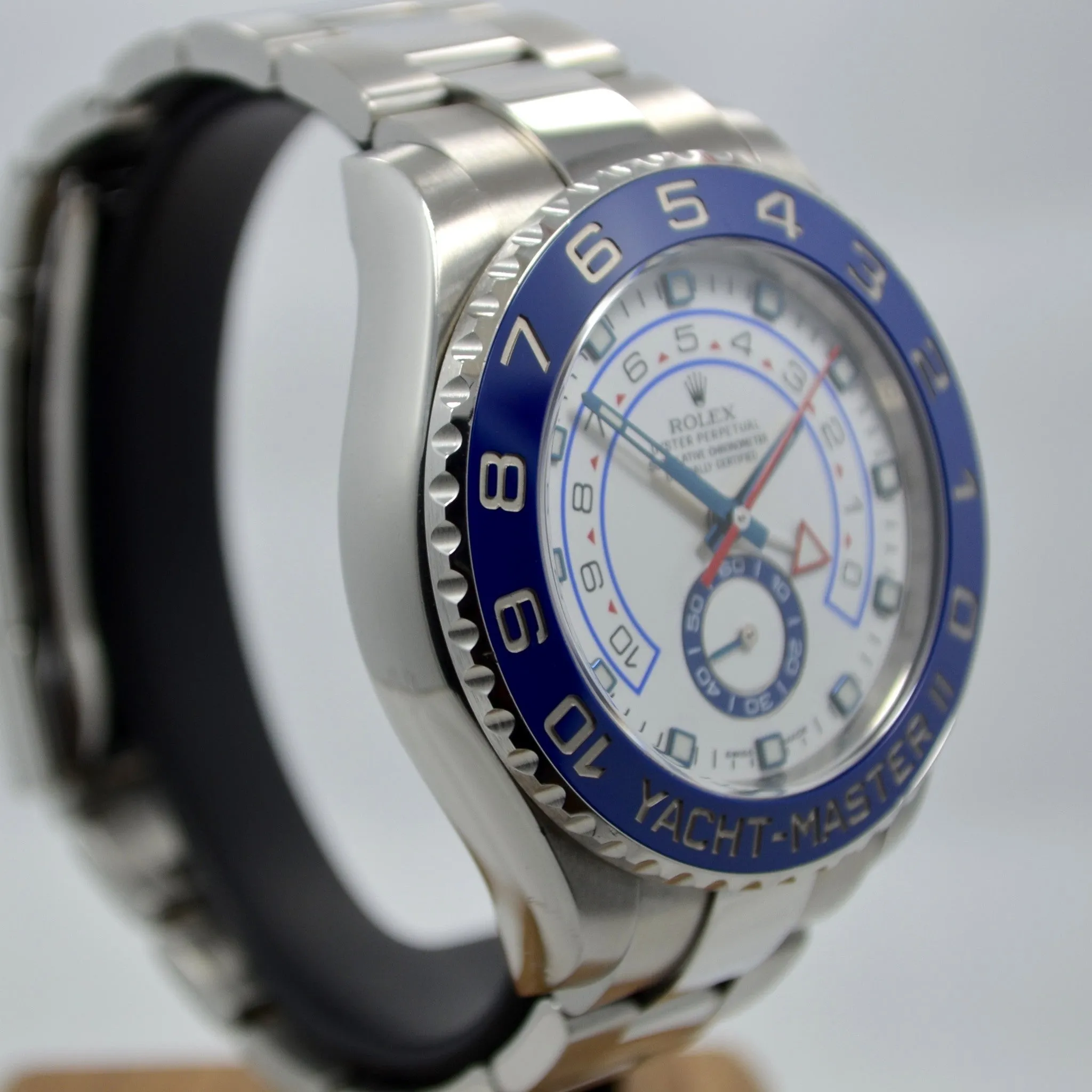 2013 Rolex Yachtmaster II 116680 Stainless Steel Automatic Ceramic Wristwatch
