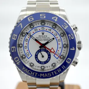 2013 Rolex Yachtmaster II 116680 Stainless Steel Automatic Ceramic Wristwatch