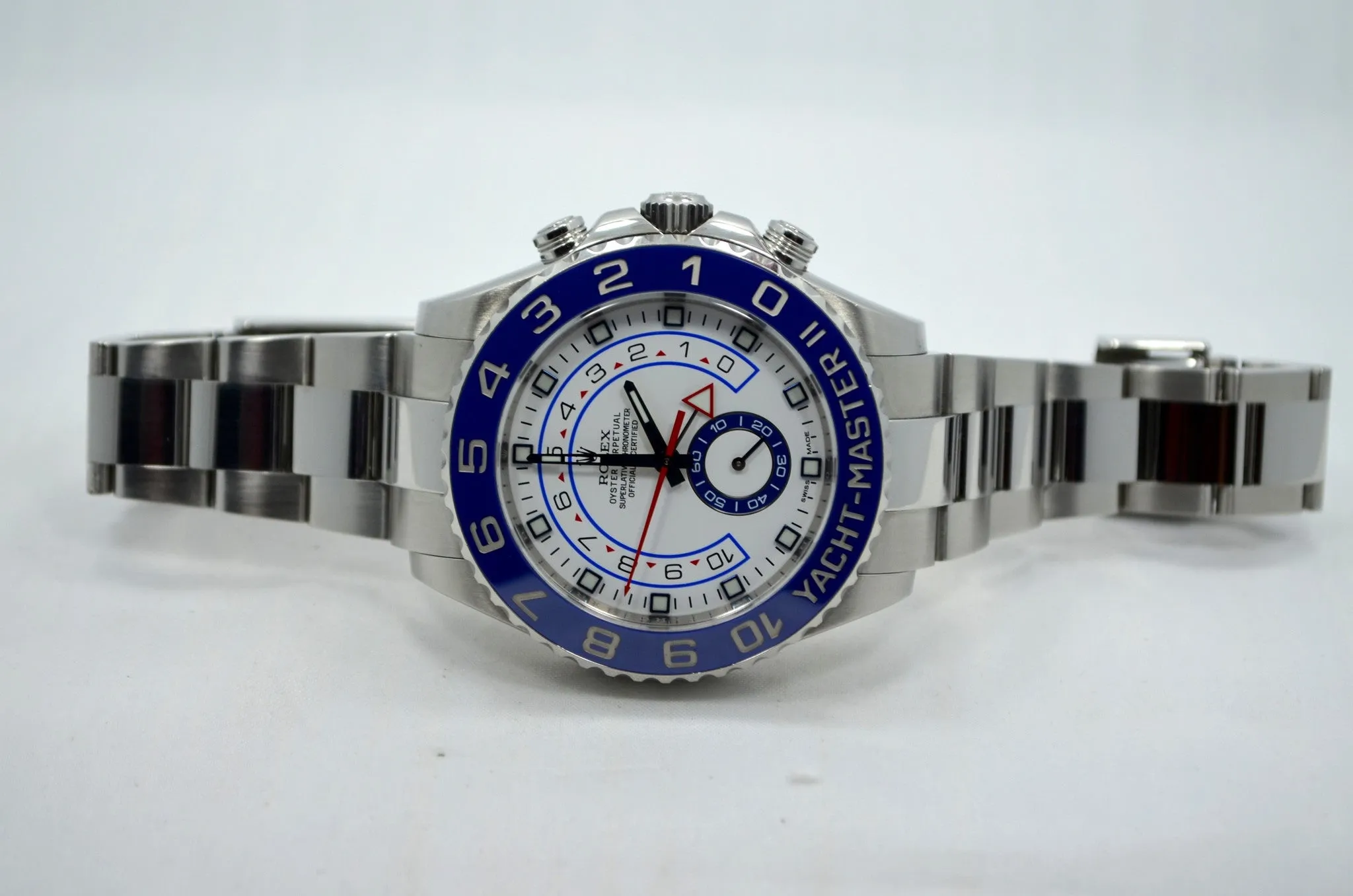 2013 Rolex Yachtmaster II 116680 Stainless Steel Automatic Ceramic Wristwatch