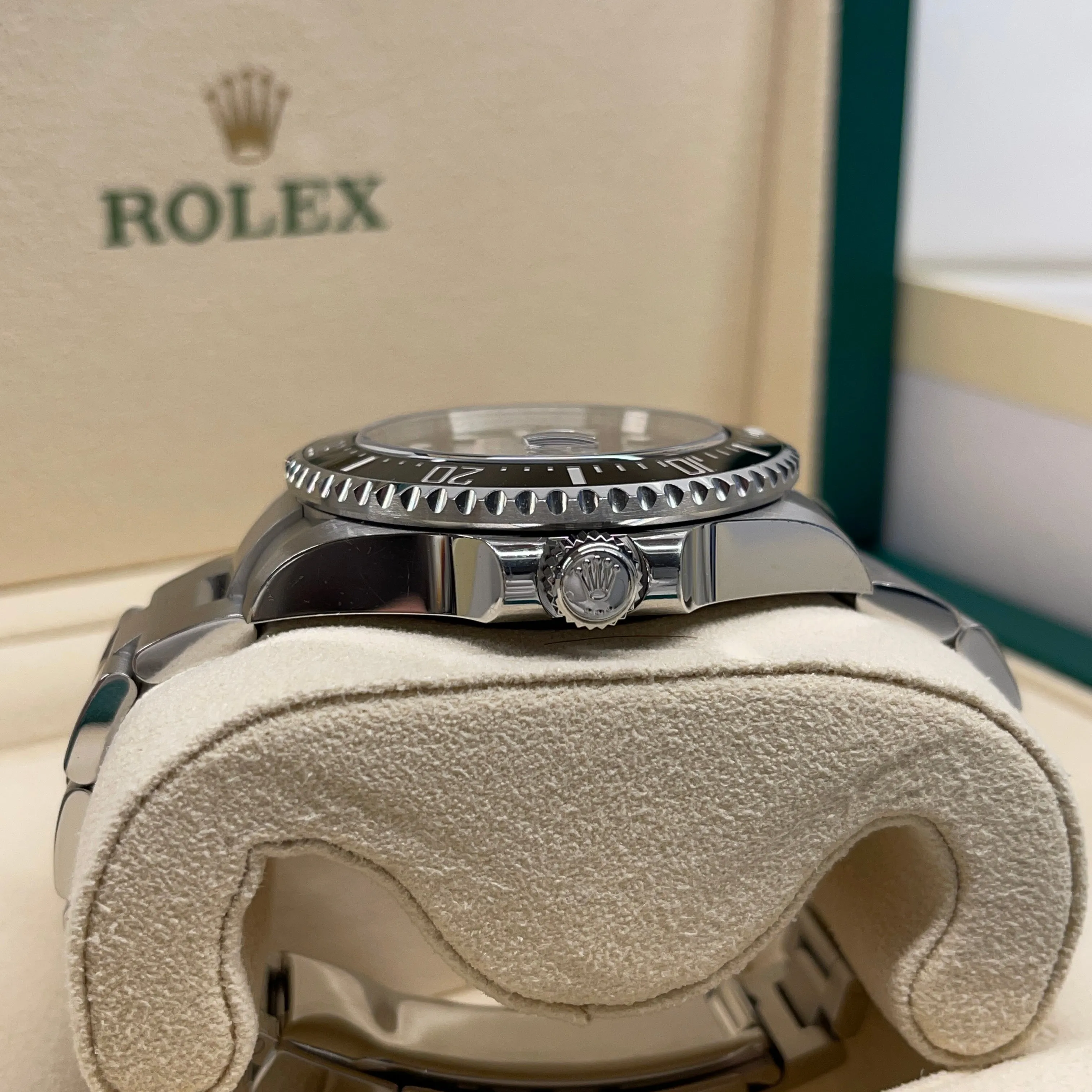 2018 Rolex Red Sea Dweller 126600 Mk 1 Stainless Steel Oyster 50th Anniversary Box Papers