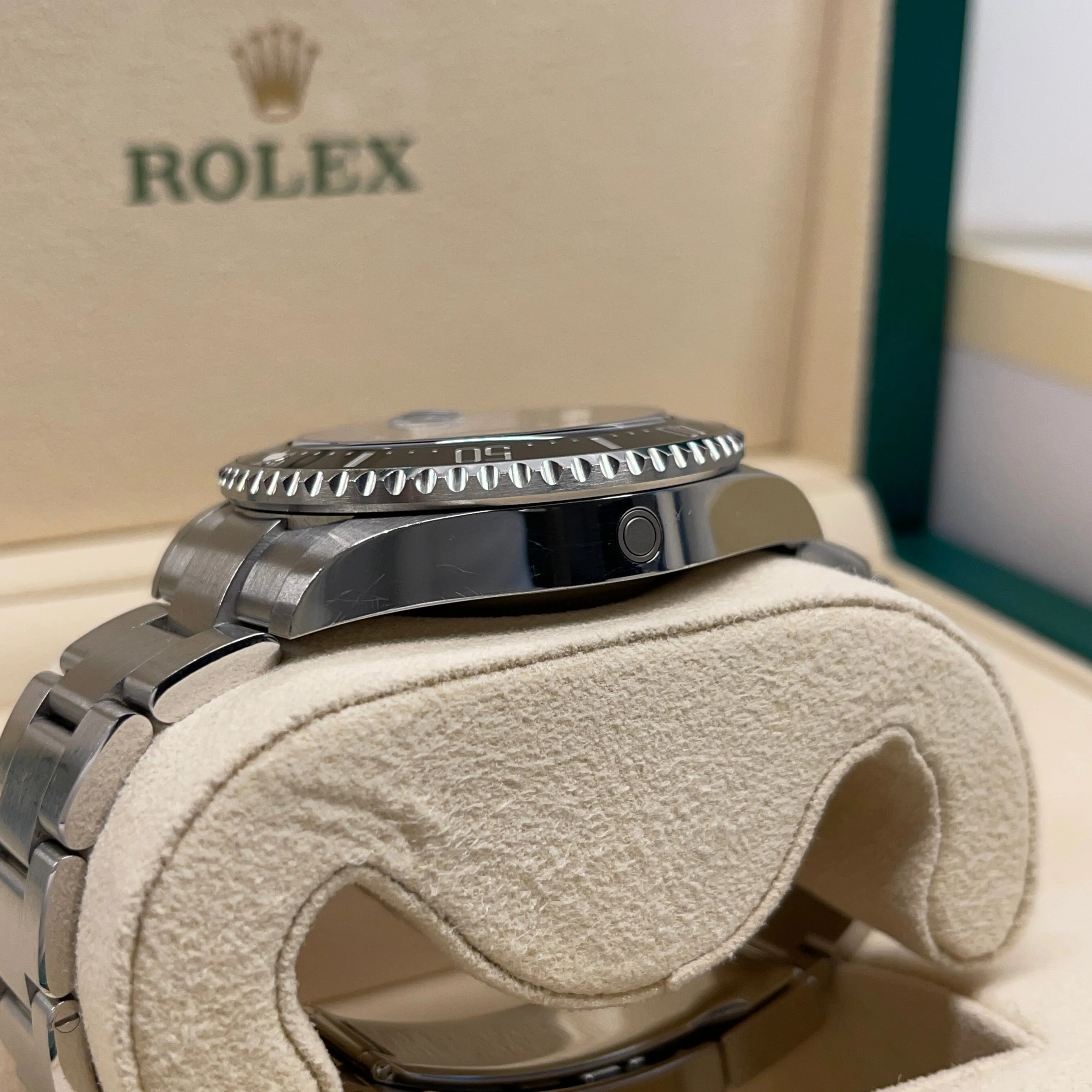 2018 Rolex Red Sea Dweller 126600 Mk 1 Stainless Steel Oyster 50th Anniversary Box Papers