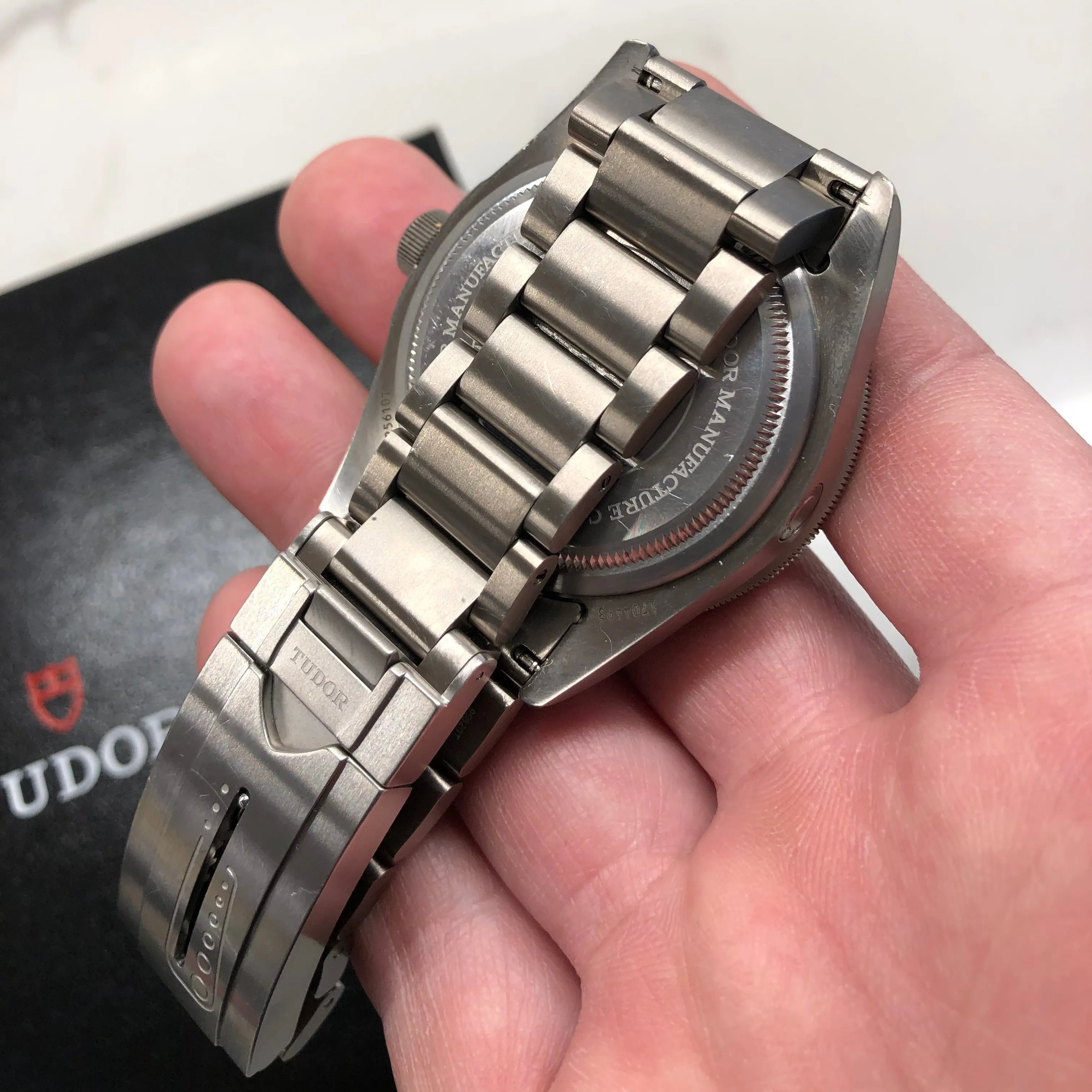 2018 Tudor Pelagos LHD 25610TNL Titanium Automatic 42mm Wristwatch with Box and Papers