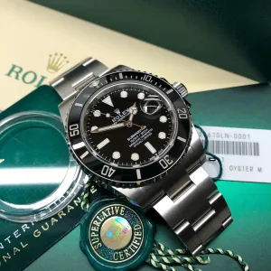 2020 Rolex Submariner Date 126610LN Ceramic 41mm Oyster Perpetual Steel Wristwatch Box Papers