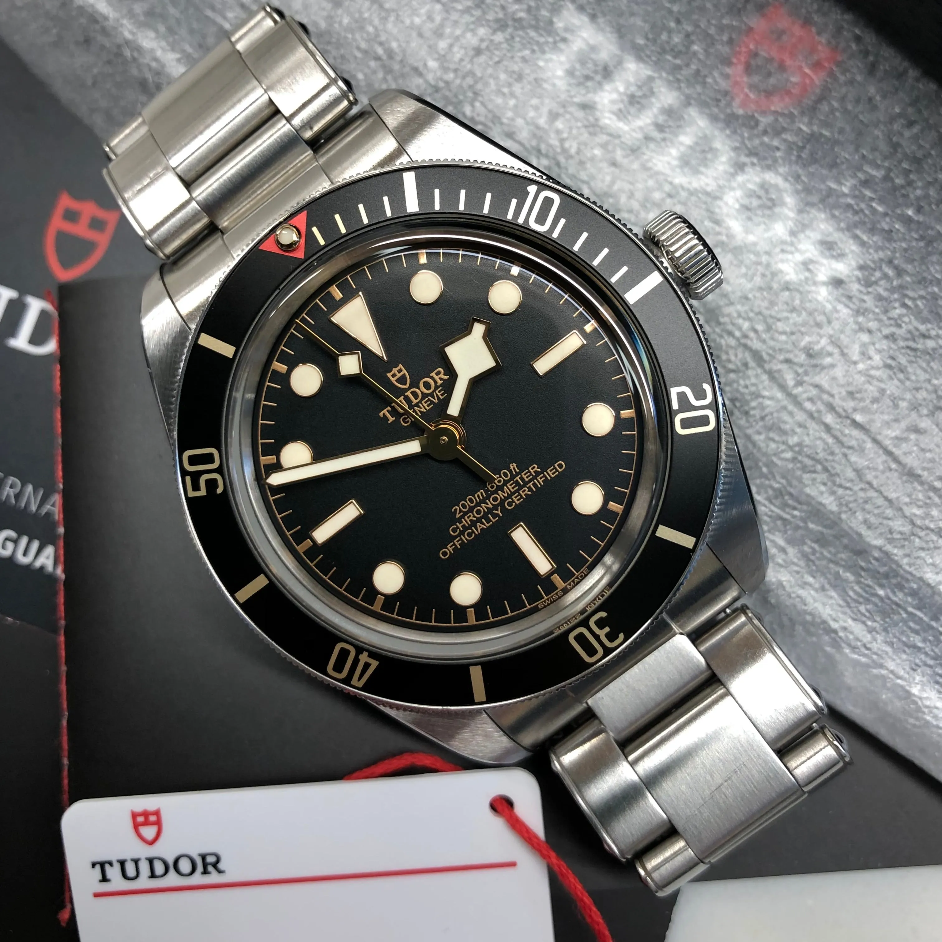 2021 Tudor Black Bay Fifty Eight 79030N Stainless Steel Wristwatch with Box Papers