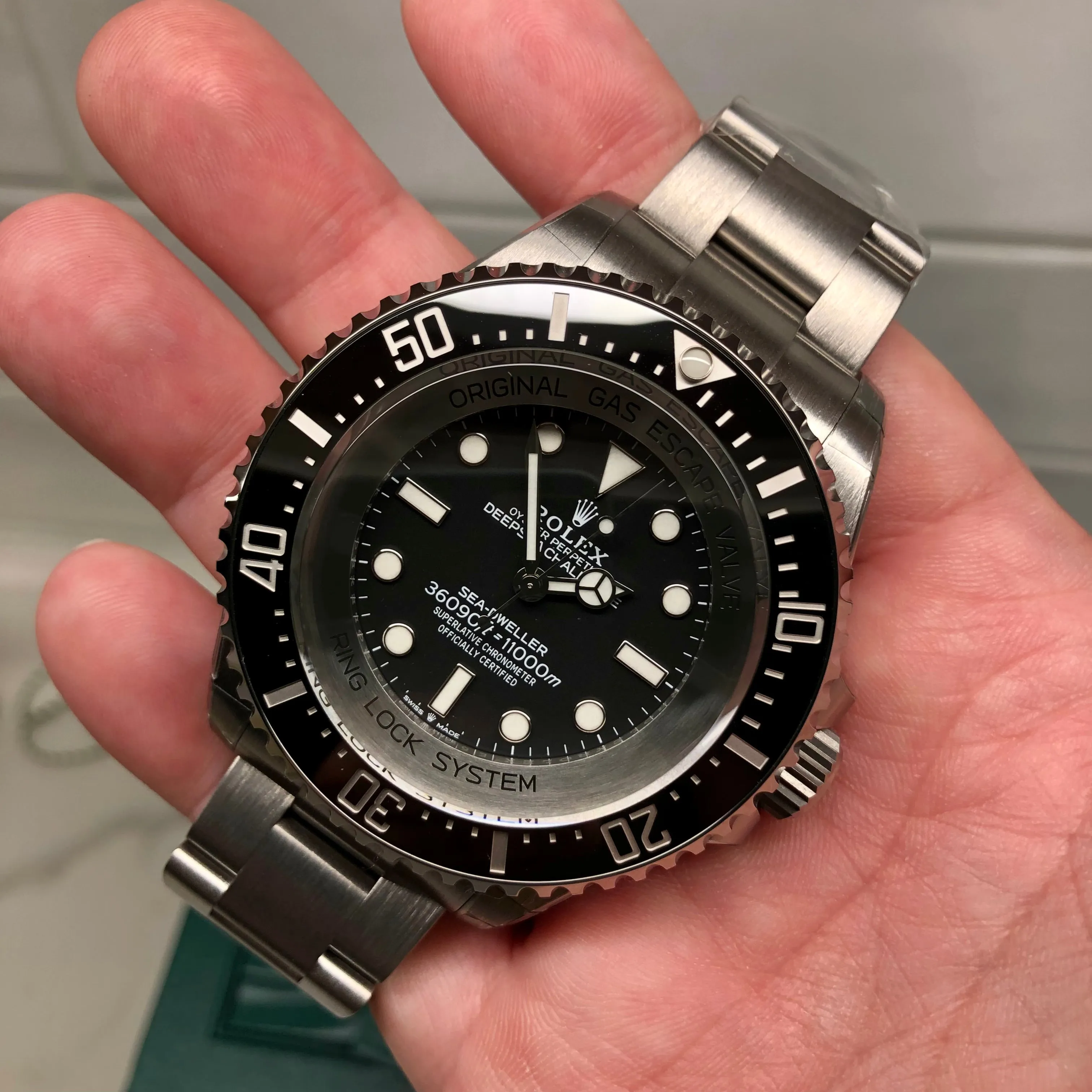 2022 Rolex Sea Dweller Deepsea Challenge 126067 Titanium 50MM Wristwatch with Box and Papers Unworn Wrapped