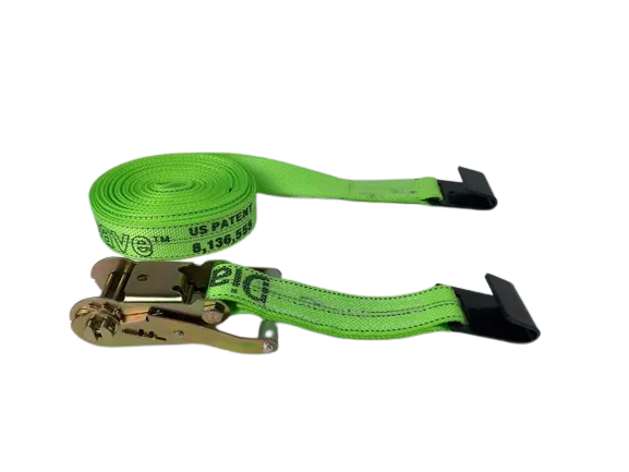 2" x 30' Diamond Weave Ratchet Assembly with Flat Hook