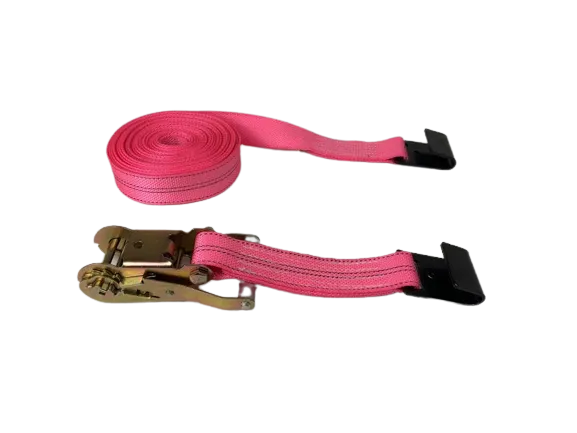 2" x 30' Diamond Weave Ratchet Assembly with Flat Hook