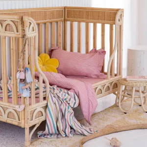 3 Piece Crib Set - Rosie Pinstripe