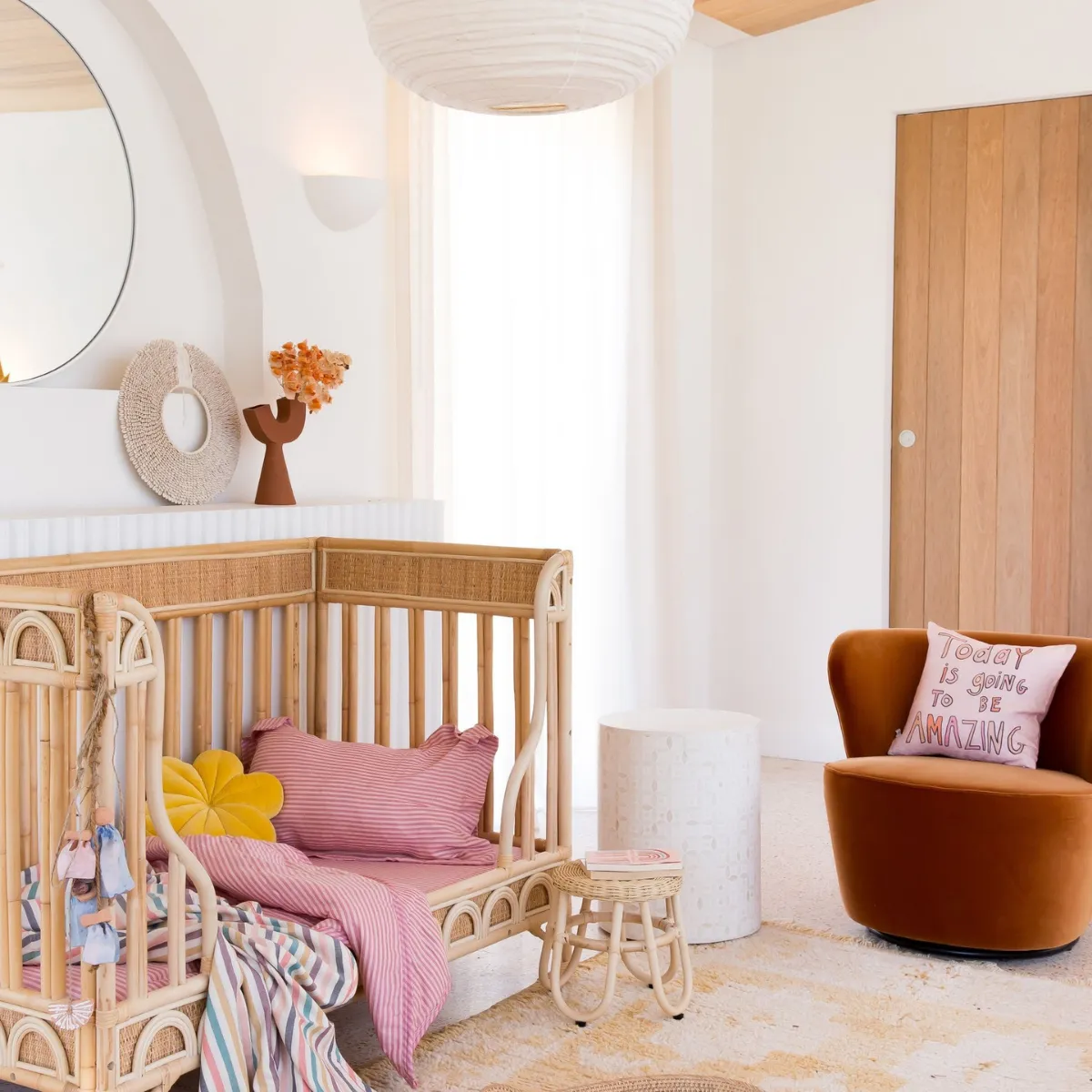 3 Piece Crib Set - Rosie Pinstripe
