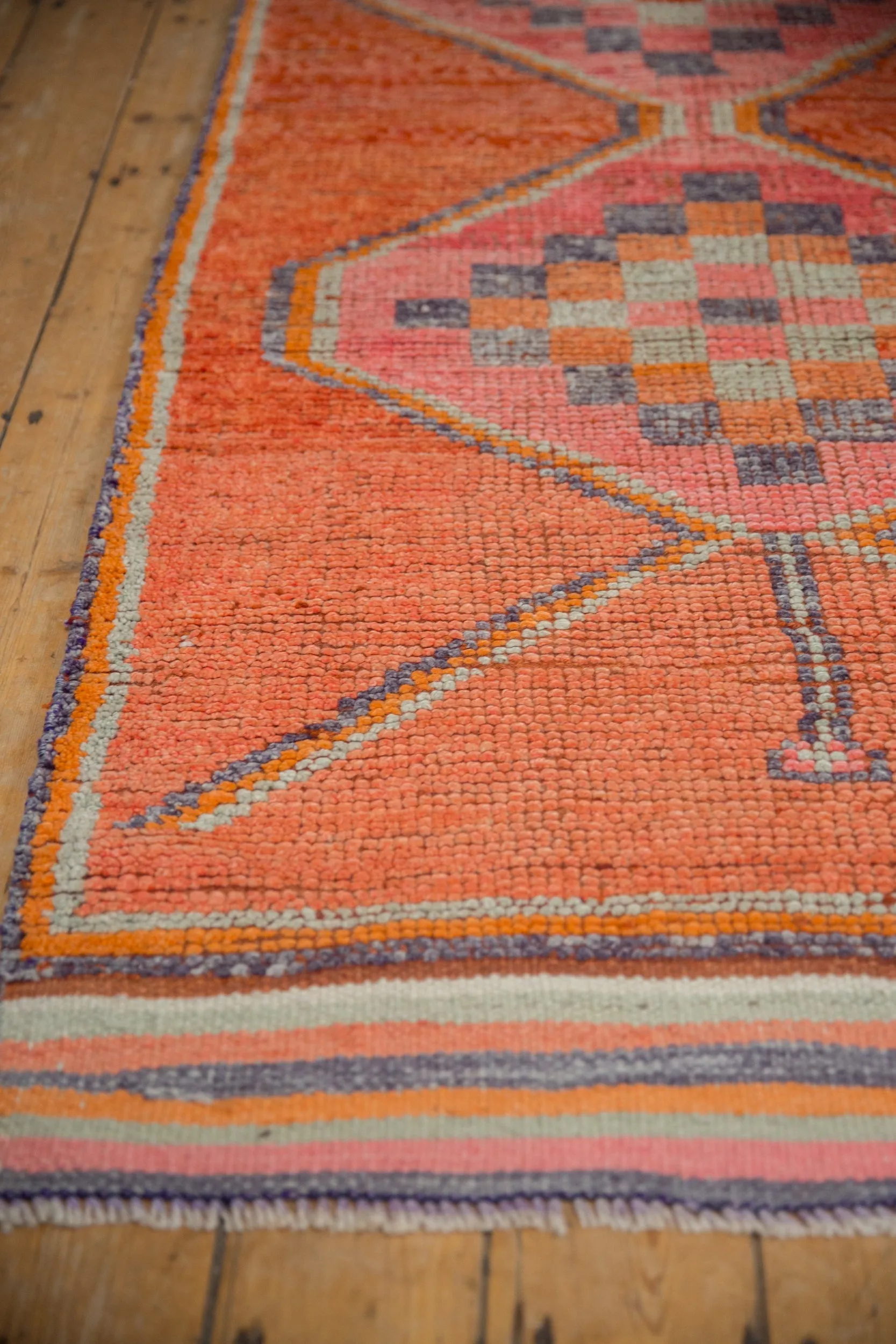 3.5x11 Vintage Distressed Kurd Rug Runner