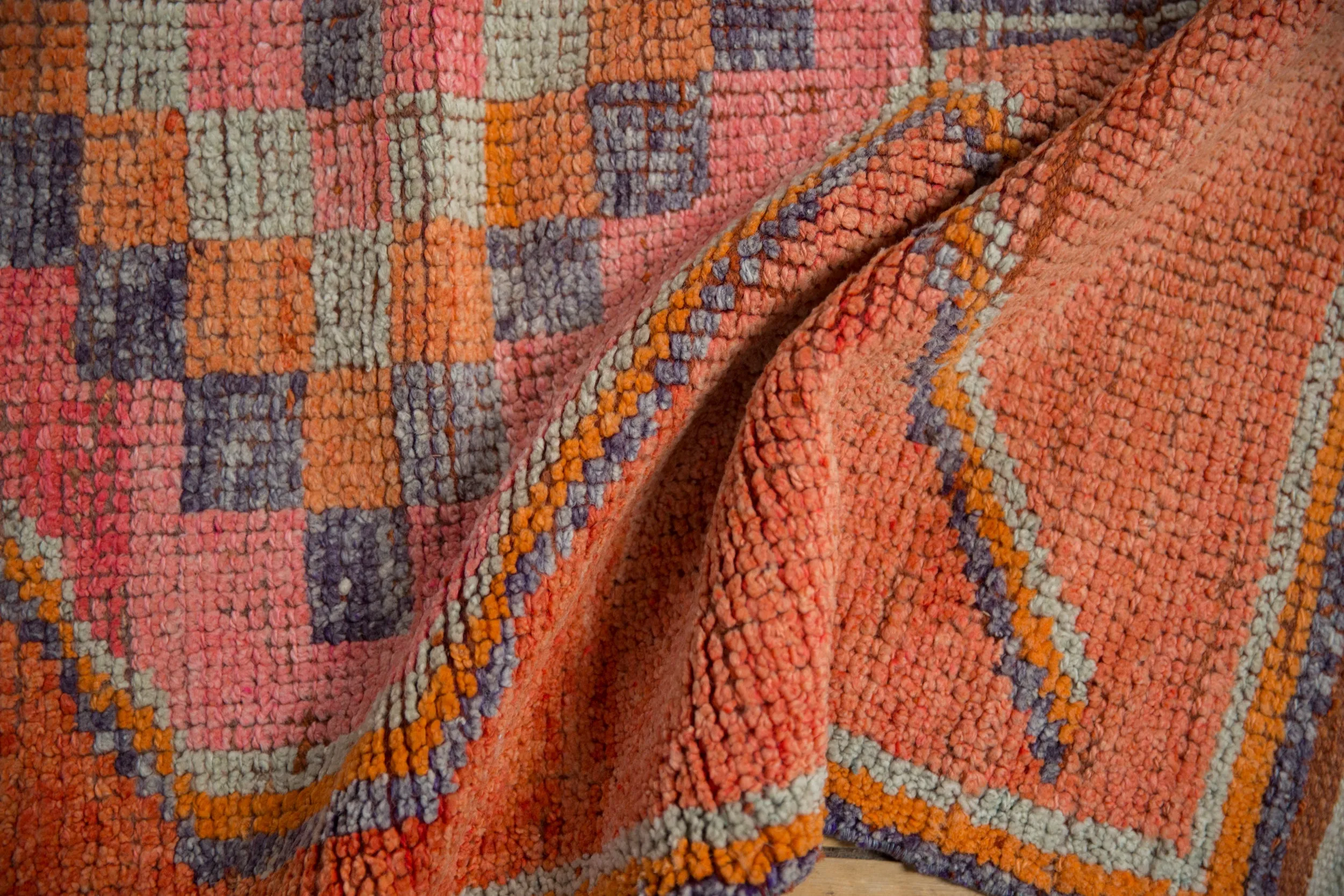 3.5x11 Vintage Distressed Kurd Rug Runner