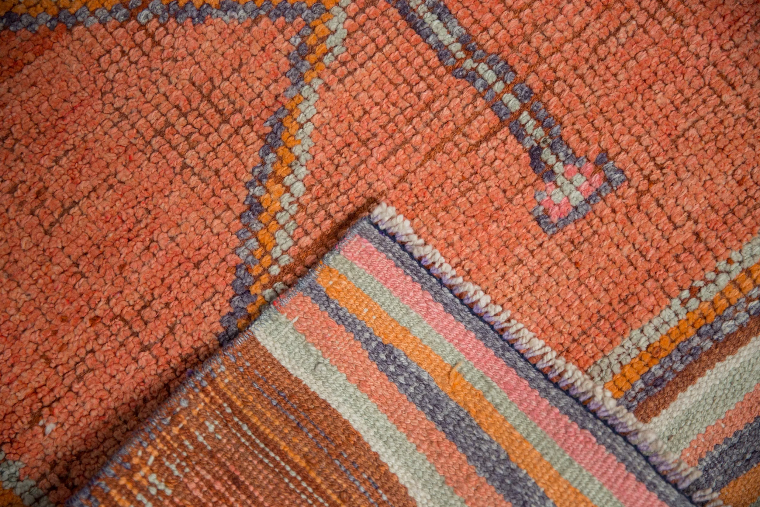 3.5x11 Vintage Distressed Kurd Rug Runner