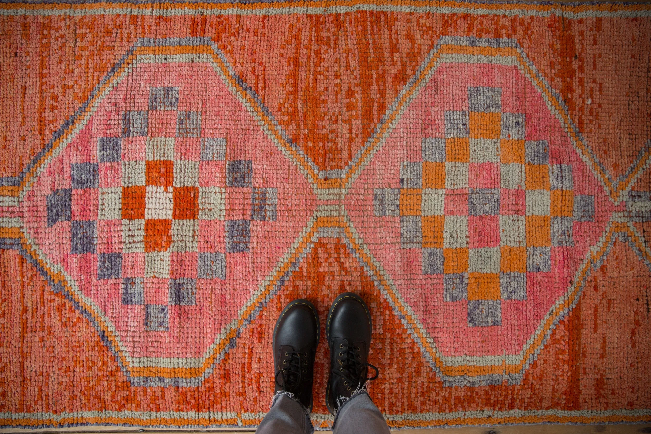 3.5x11 Vintage Distressed Kurd Rug Runner