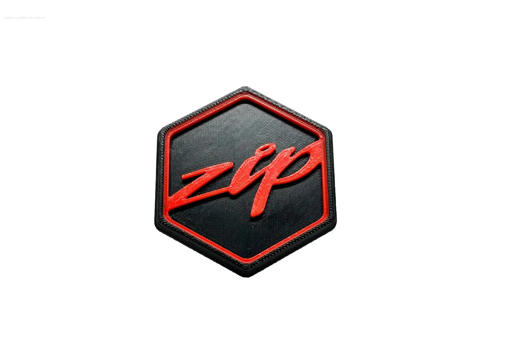 3D Logo Piaggio Custom Edition Red | Piaggio ZIP Models