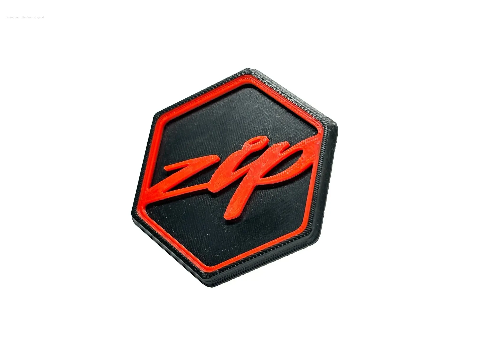 3D Logo Piaggio Custom Edition Red | Piaggio ZIP Models