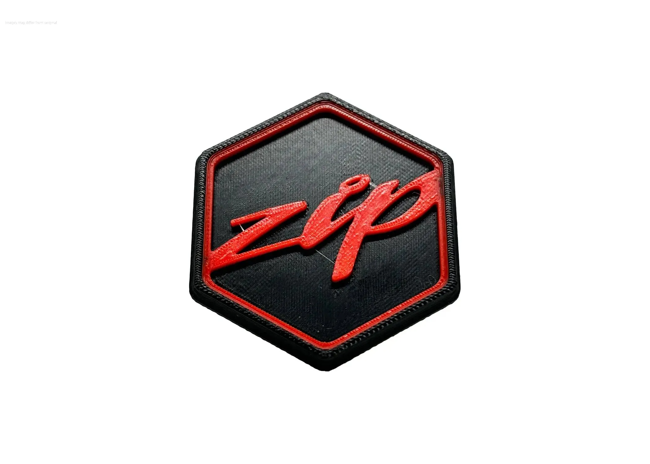 3D Logo Piaggio Custom Edition Red | Piaggio ZIP Models