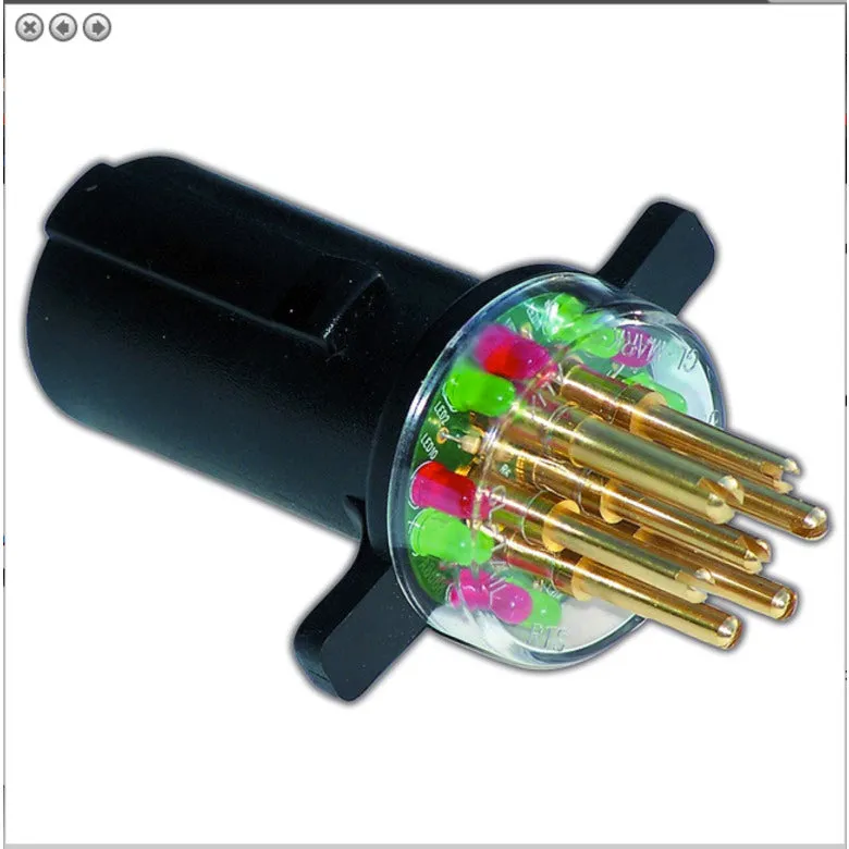 4-PC. 7-Round-Pin Trailer Harness Tester and Maintenance Set