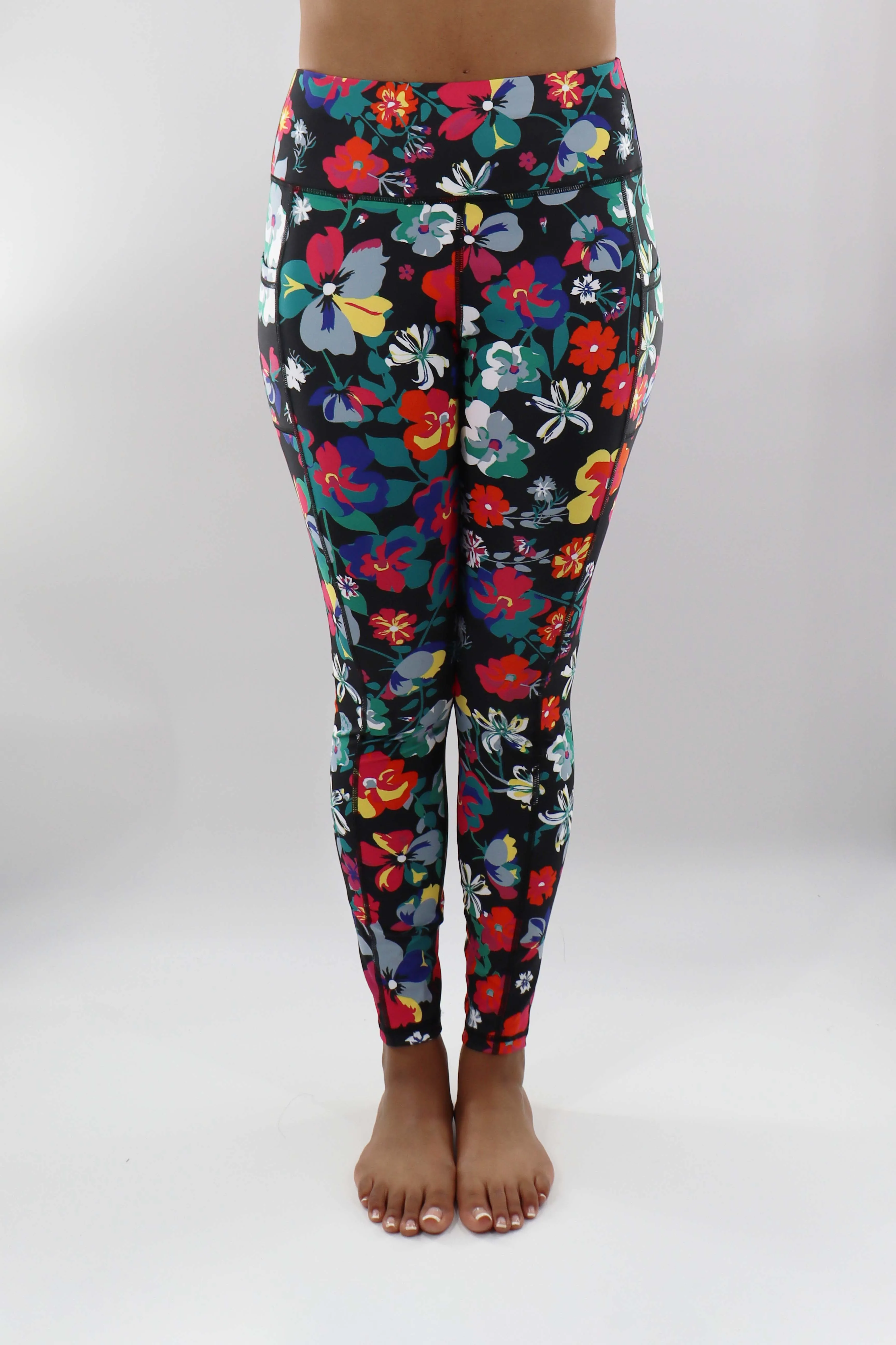 4211 - The Bend Perfect Pocket Legging -  Fun Florals
