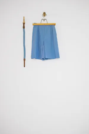 50's BLUE HIGH WAIST CULOTTE SHORTS / 23