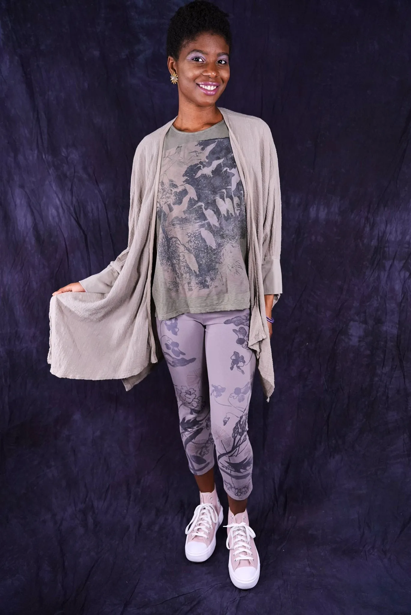 5234 Textured Cardi Moon Rock