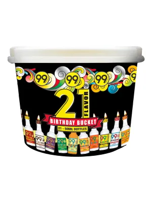 99 Happy Birthday Party Bucket 21x50ml