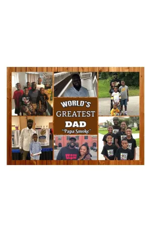 A Father's Greatness Canvas Collage