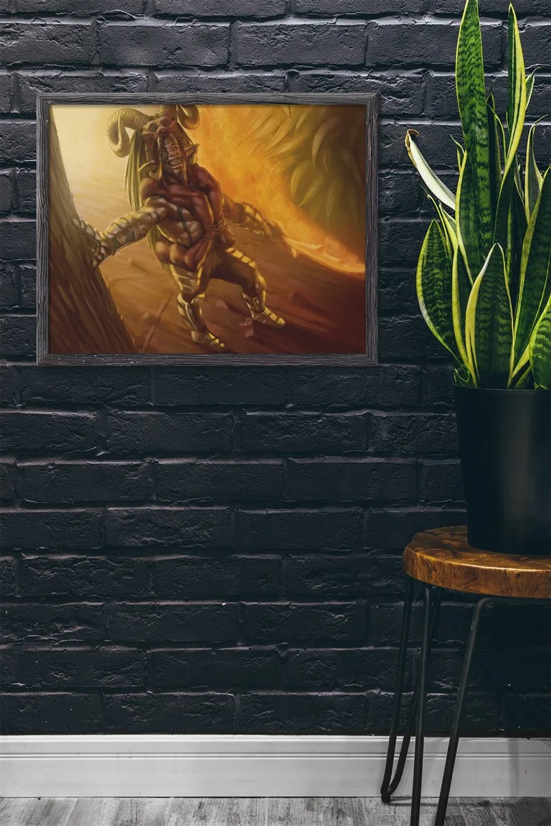 Abyssal Corruption Canvas Art