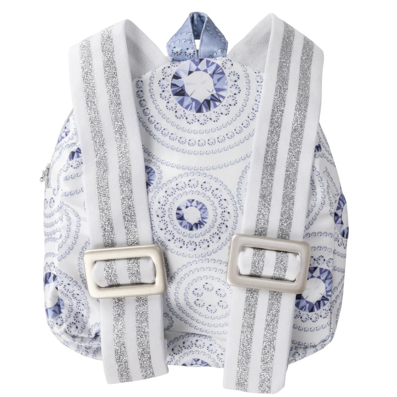 ADee PAIGE Iced Blue Diamond Print Rucksack W241907