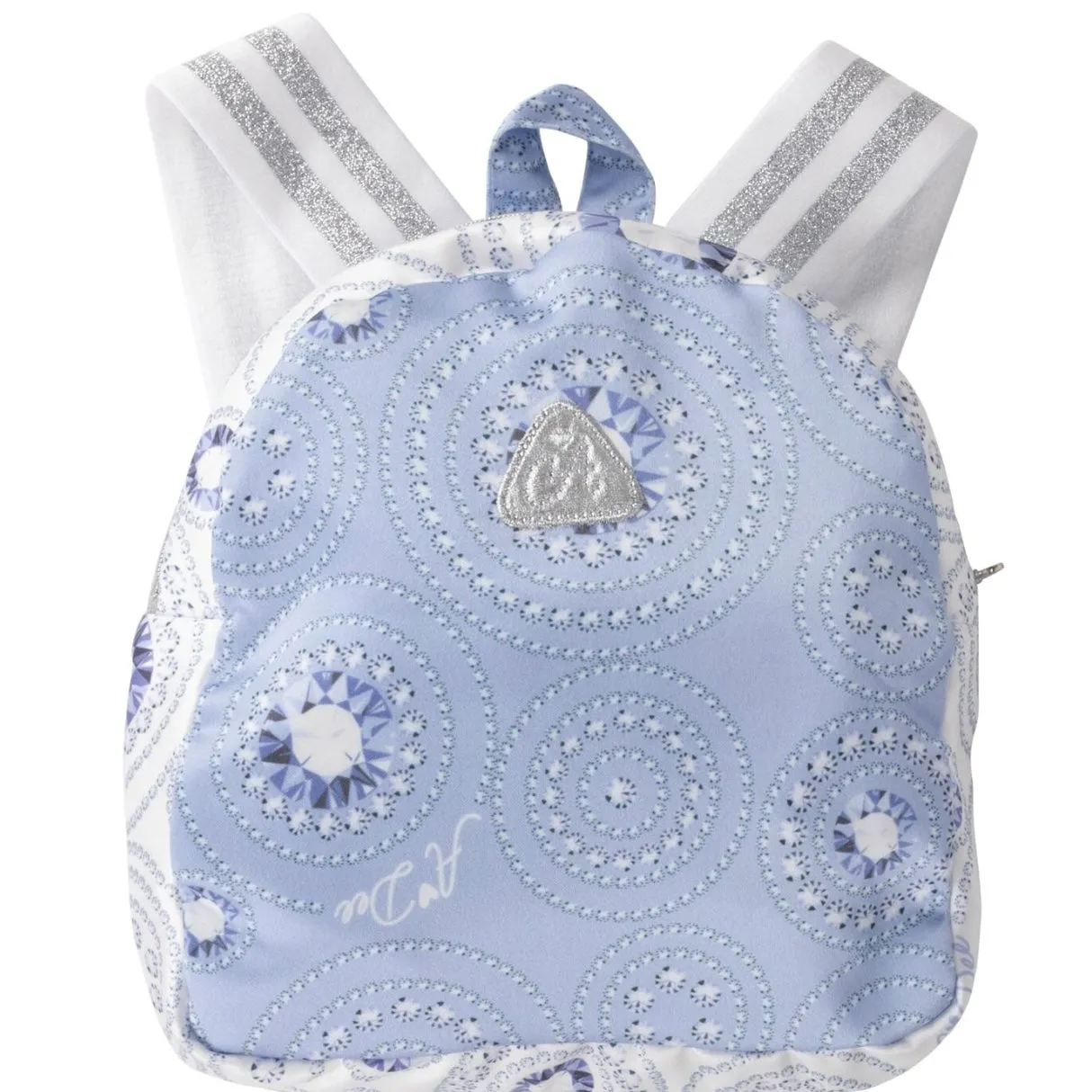 ADee PAIGE Iced Blue Diamond Print Rucksack W241907