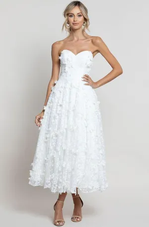 Adela Appliqué Midi Dress by Bariano - RENTAL