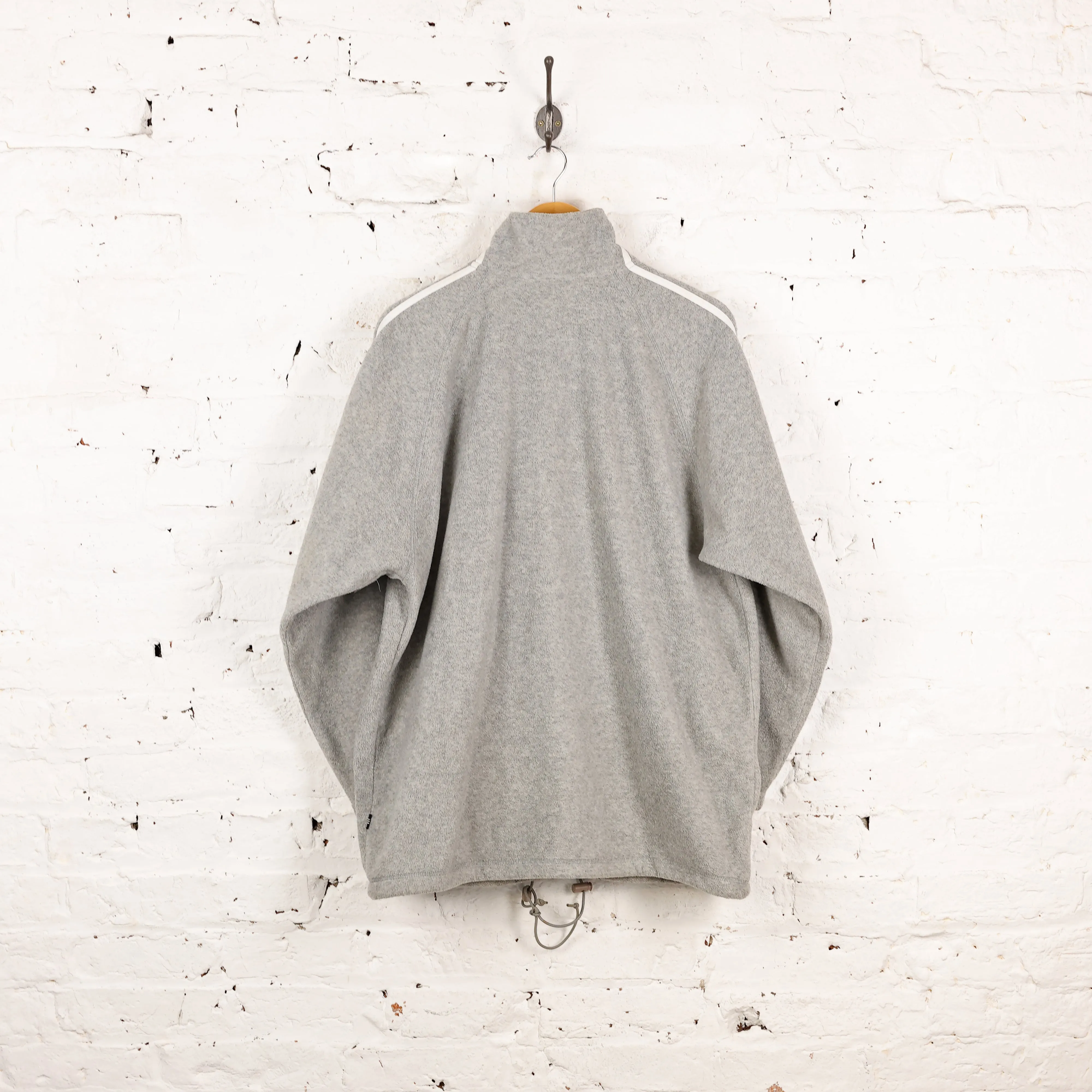 Adidas 90s Full Zip Fleece - Grey - L