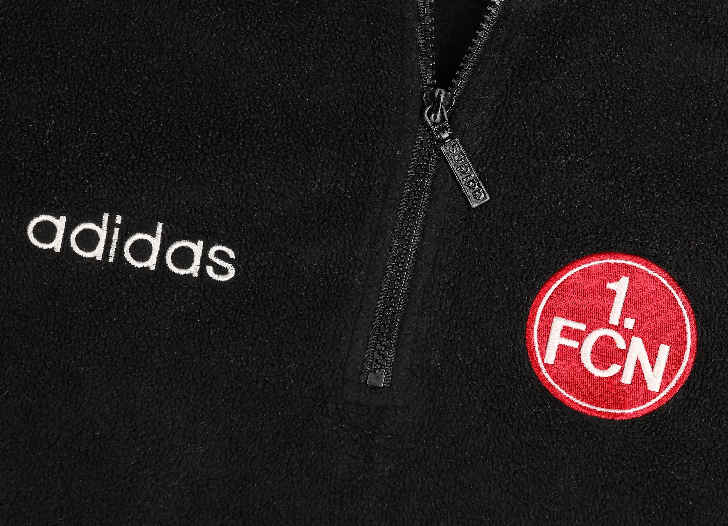 Adidas FC Nurnberg 90s 1/4 Zip Fleece - Black - XL