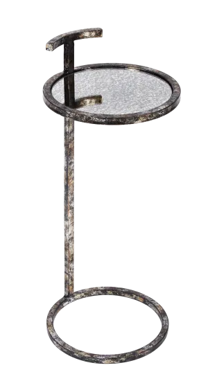 Aged Silver Martini Table