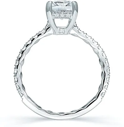 A.Jaffe Pave Diamond Engagement Ring