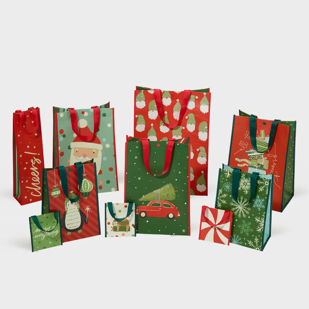 All The Presents | Large | Reusable Gift Bag   QR Greeting Card