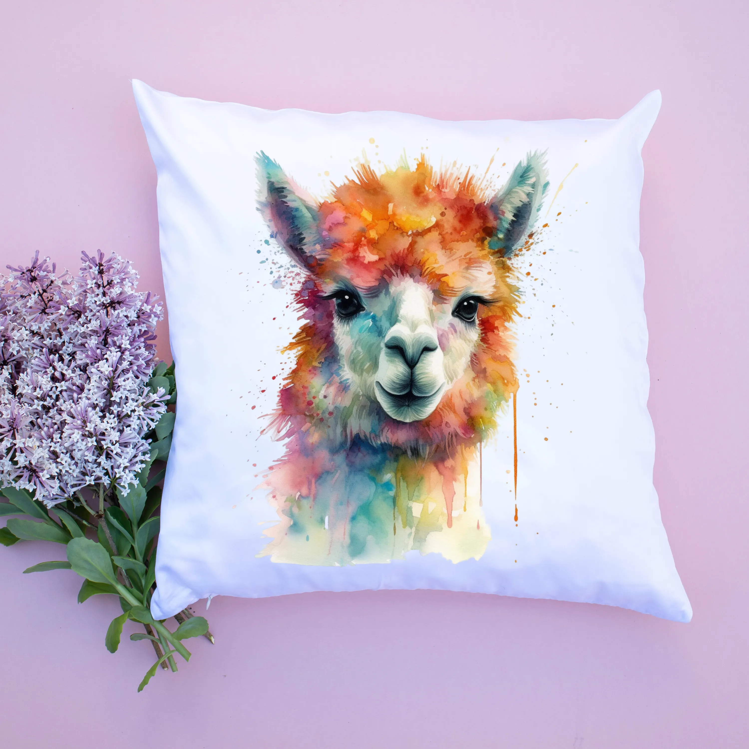 Alpaca Canvas Art Printable Digital Art (36x36) ALP002