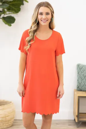 Always Smiling Dress in Red