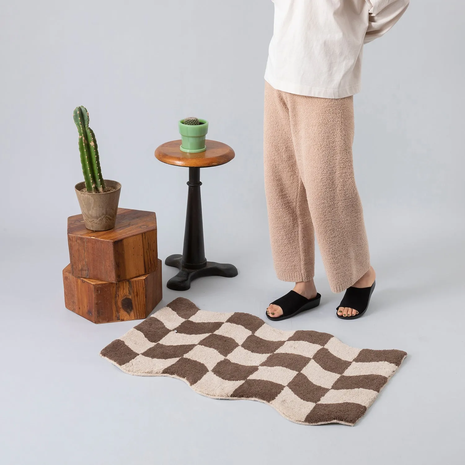 ANNUAL | アニュアル　Checker Flag Rug